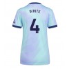 Arsenal Ben White #4 Tredjedrakt Kvinner 2024-25 Kortermet